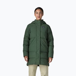 Moteriškas pūstas paltas Patagonia Sisar Down Parka canopy green