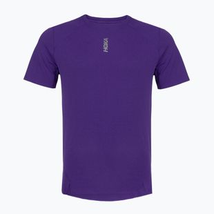 Vyriški bėgimo marškinėliai HOKA EveryRun Short Sleeve cosmic purple