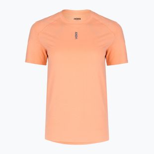 Moteriški bėgimo marškinėliai HOKA EveryRun Short Sleeve sunstone
