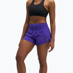 Moteriški bėgimo šortai HOKA Glide Short 3.5" Brief cosmic purple