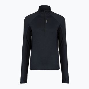 Moteriškas bėgimo džemperis HOKA Skyform Half Zip black heather