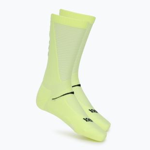 Vyriškos kojinės HOKA Race Day Crew Sock neon yuzu