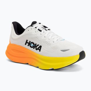 Vyriški bėgimo batai HOKA Bondi 9 Wide white/neon tangerine