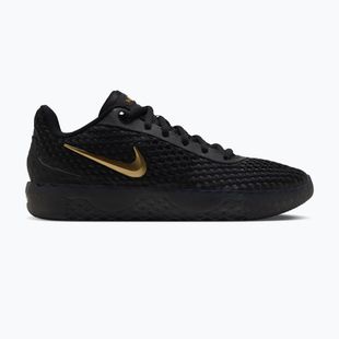 Vyriški krepšinio bateliai Nike LeBron Witness X black/black/iron grey/metallic gold
