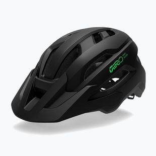 Vaikiškas dviračio šalmas Giro Fixture II MIPS matte black/vivid green
