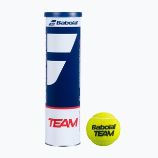 Teniso kamuoliukai Babolat Team 4 vnt. yellow