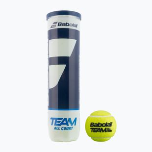 Babolat Team All Court teniso kamuoliukai 4 vnt. geltoni 502081