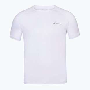 Vaikiški marškinėliai Babolat Play Crew Neck white/white