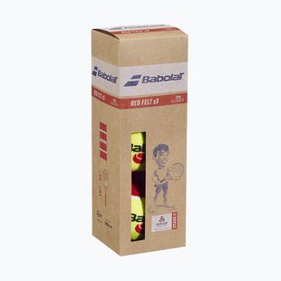 Vaikiški teniso kamuoliukai Babolat Red Felt 3 vnt. yellow