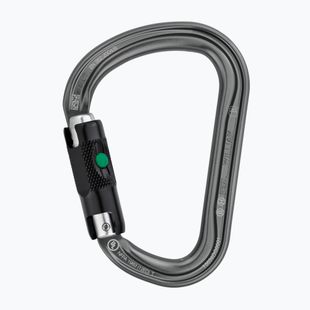 Laipiojimo karabinas Petzl William Ball-Lock grafito spalvos