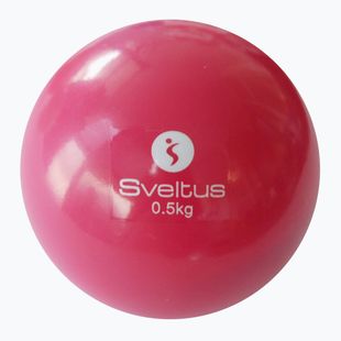 Medicininis kamuolys Sveltus Weighted 0,5 kg red