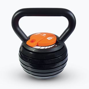 Reguliuojamas kettlebellas Sveltus Adjustable 4-18 kg black/orange