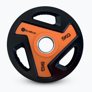 Olimpinis diskas Sveltus Olympic Disc With Handles 5 kg black