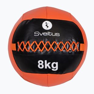 Medicininis kamuolys Sveltus Wall Ball 8 kg black/red