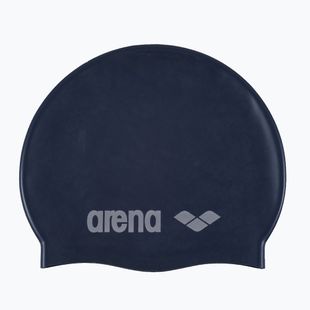 Vaikiška plaukimo kepuraitė arena Classic Silicone Jr denim/silver