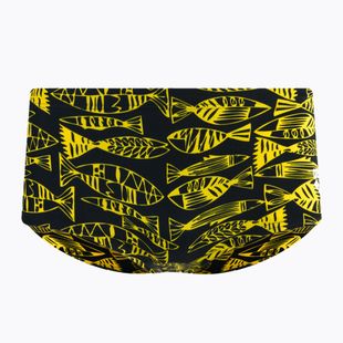 Vyriški arena maudymosi bokseriai Fisk Low Waist Short black/yellow star
