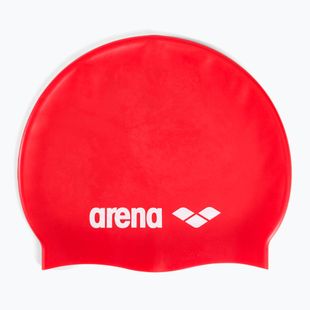 Plaukimo kepuraitė arena Classic Silicone red/white