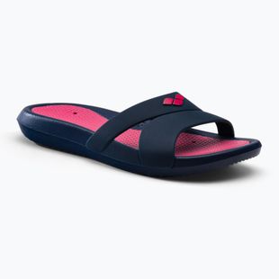 Moteriškos šlepetės arena Nina navy/magenta/navy