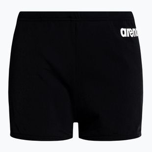 Vaikų Arena Team Swim Short vienspalviai juodi/balti boksininkų šortai