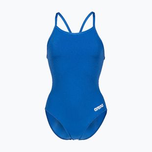 Moteriškas vientisas maudymosi kostiumėlis Arena Team Light Drop Solid royal/white