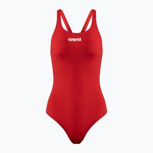 Moteriškas vientisas maudymosi kostiumėlis arena Team Swim Pro Solid raudona/balta