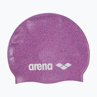 Vaikiška plaukimo kepuraitė arena Silicone Cap Jr pink multi