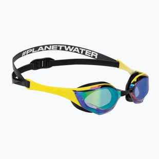 Plaukimo akiniai arena Cobra Edge Swipe MR emerald / yellow / black