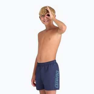 Vaikiškos maudymosi trumpikės Arena Fundamentals Logo JR Boxer R navy/turquoise