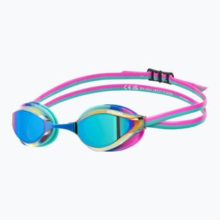 Plaukimo akiniai arena Python Mirror turquoise/water/fuchsia