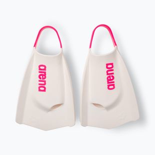 Plaukimo pelekai Arena Powerfin Pro II white/shocking pink