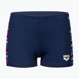 Vaikiškos plaukimo trumpikės arena Racing Stripe Swim Short navy/navy multi