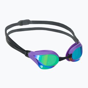 Plaukimo akiniai arena Cobra Swipe Mirror emerald/plum/black