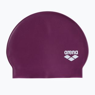 Plaukimo kepuraitė arena Soft Latex II dark raspberry
