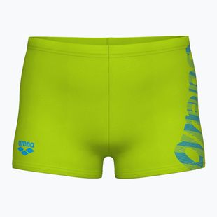 Arena Graphic Swim Short artic laimo spalvos vaikiški plaukimo bokseriai