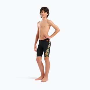 Vaikiškos plaukimo glaudės arena Print Swim black/orange multi