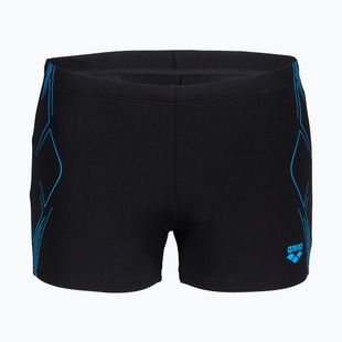 Vyriškos plaukimo trumpikės arena Graphic Swim Short black/turquoise