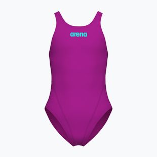 Vaikiškas vientisas maudymosi kostiumėlis Arena Team Swim Tech Solid very fuchsia/water