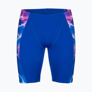 Vyriški plaukimo šortai arena Earth Swim Jammer neon blue/neon blue multi