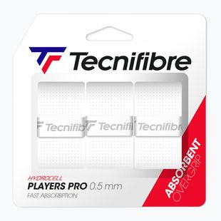 Teniso rakečių apvijos Tecnifibre Pro Players 3 vnt. white