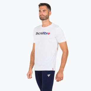 Vyriški marškinėliai Tecnifibre Club Cotton Tee white
