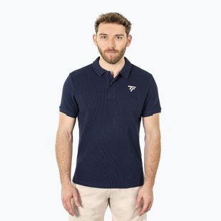 Vyriški polo marškinėliai Tecnifibre Waffle navy