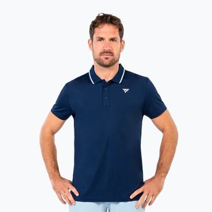 Vyriški teniso polo marškinėliai Tecnifibre Team Tech Polo navy blue