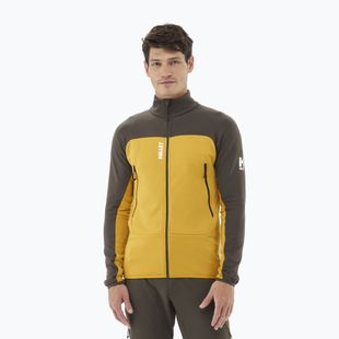 Vyriškas džemperis Millet Fusion Grid safran/deep jungle