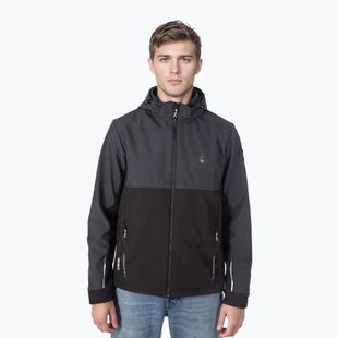 Vyriška softshell striukė Aulp Tiago anthracite melange