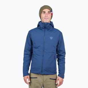 Vyriška pašiltinta striukė Rossignol Opside Hoodie dark navy