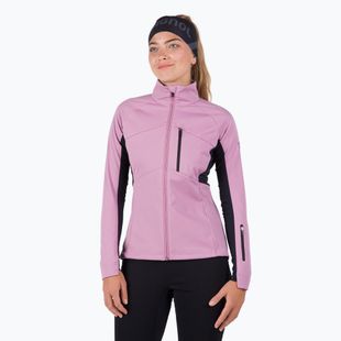 Moteriška softshell striukė Rossignol Genetys moonlite mauve