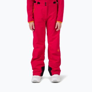 Vaikiškos slidinėjimo kelnės Rossignol Girl Ski ruby red