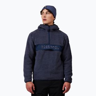 Vyriškas džemperis Rossignol Alltrack Anorak Fleece true night blue