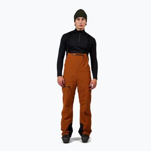Vyriškos slidinėjimo kelnės Rossignol Outerlimits Insulated Bib deep caramel