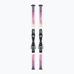 Vaikiškos kalnų slidės Rossignol Diva Jr 130-150 + apkaustai Xpress 7 GW